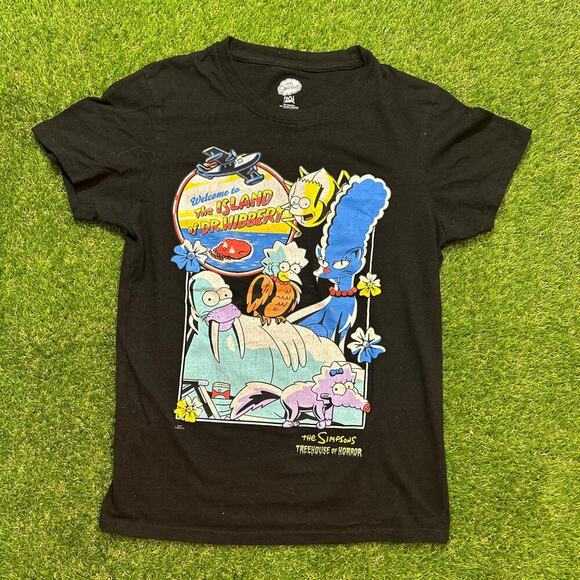 The Simpsons Treehouse of Horror ‘Island of Dr. Hibbert’ Graphic Tee - Picture 1 of 4